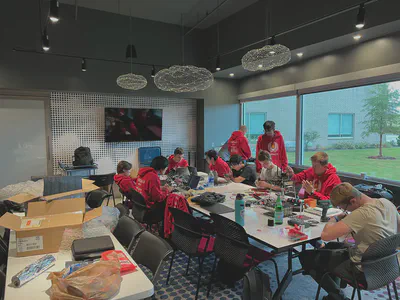 Our team in action